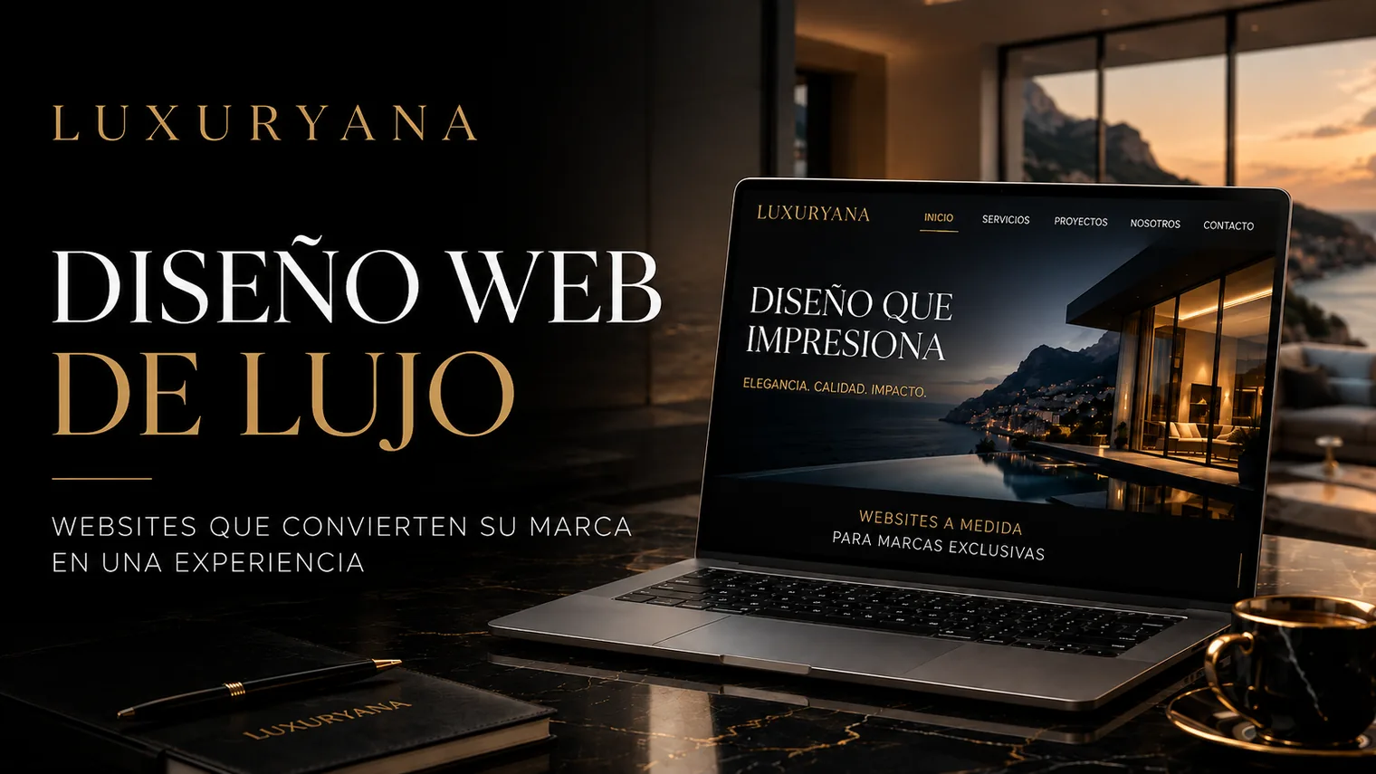 Luxuryana: diseño web de lujo para marcas exclusivas